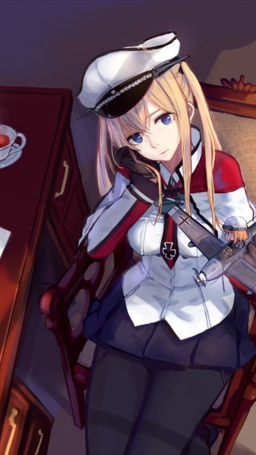 被俯视的少女 手机壁纸