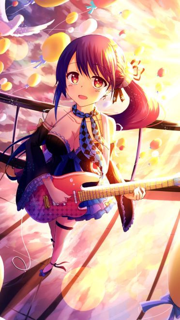 被俯视的少女 手机壁纸