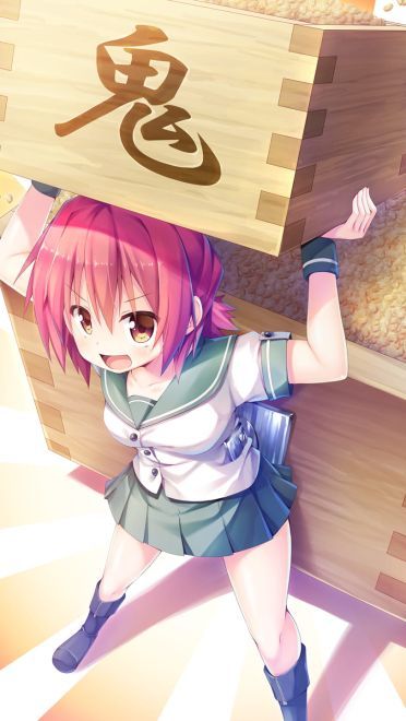 被俯视的少女 手机壁纸