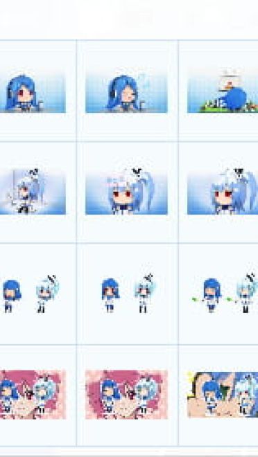 bilibili娘表情包 小短腿天然萌