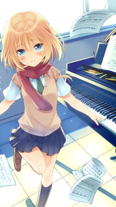 学生制服美少女 手机壁纸