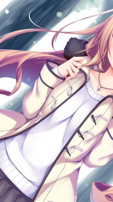 异瞳少女的凝望 桌面壁纸