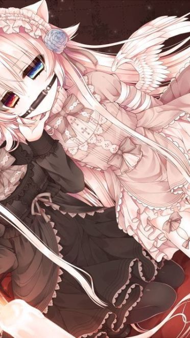 异瞳少女的凝望 桌面壁纸