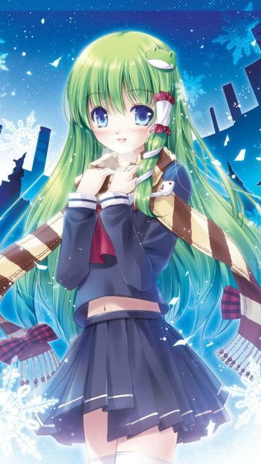 【壁纸】东方project 东风谷早苗手机壁纸分享