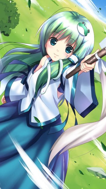 【壁纸】东方project 东风谷早苗手机壁纸分享