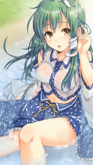 【壁纸】东方project 东风谷早苗手机壁纸分享