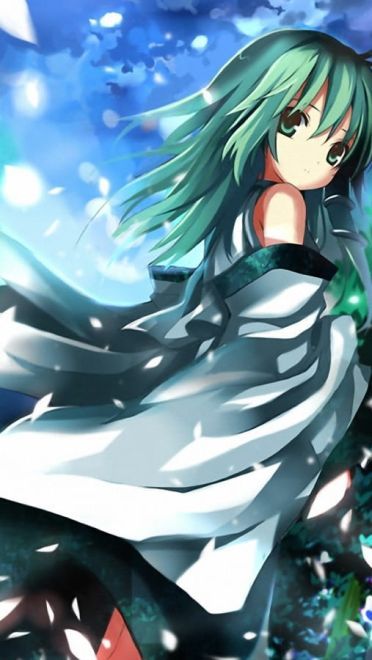 【壁纸】东方project 东风谷早苗手机壁纸分享