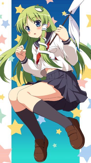 【壁纸】东方project 东风谷早苗手机壁纸分享