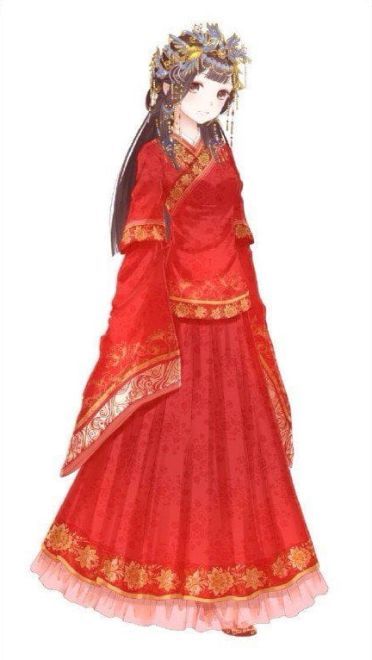 【手机壁纸】中国古典嫁衣 三生有幸爱上你，一