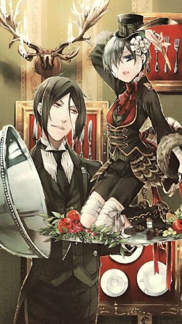 【手机壁纸】深色系黑执事，请让我留在您的身