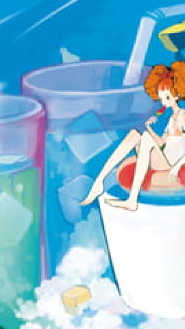 【手机壁纸】夏天一定要吃 西瓜冰棍和美少女更