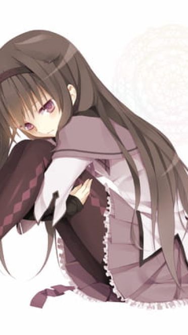 【手机壁纸】屁股着地，双腿并拢屈膝，双手抱