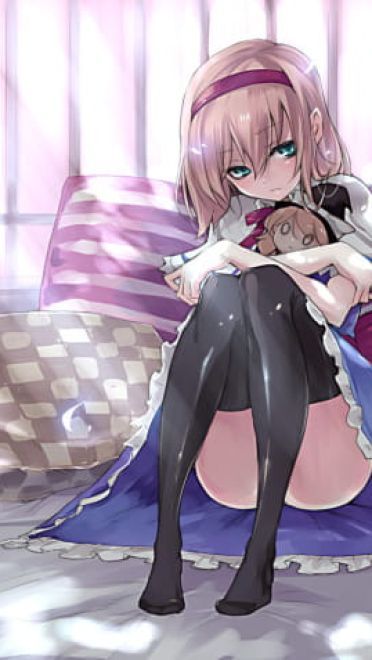 【手机壁纸】屁股着地，双腿并拢屈膝，双手抱