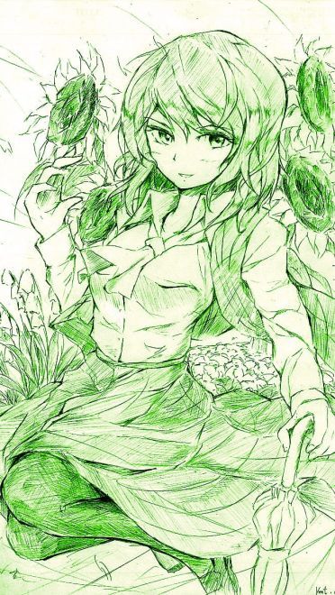 【萌娘资源】东方project萌娘资源分享 风见幽香壁