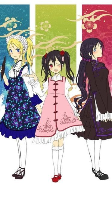 【手机壁纸】旗袍×洛丽塔！中华风洛丽塔美图鉴