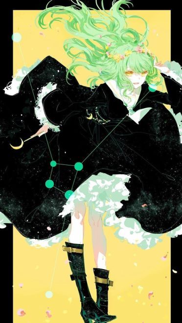 纯手绘！十二星座萌妹子壁纸