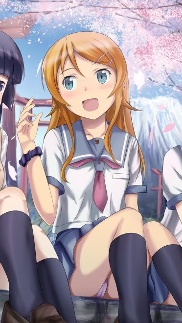 求收养，曾有樱花落肩头壁纸，第一弹