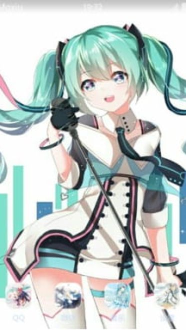 求收养，“初音美美哒歌声”手机主题