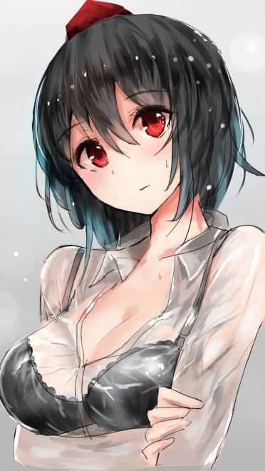 湿透的女孩手机壁纸