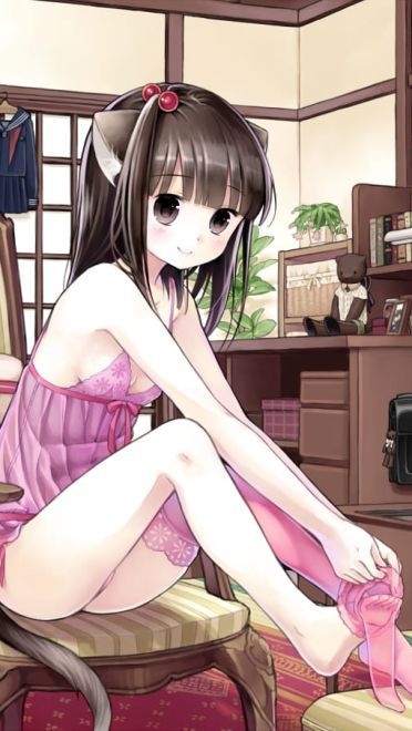 调整过膝袜 手机壁纸