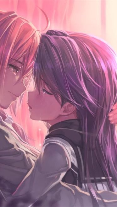 执手相拥 桌面壁纸 百合福利