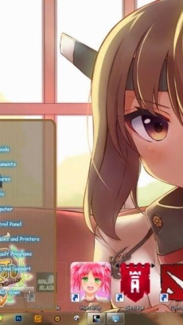 舰娘   win7系统主题