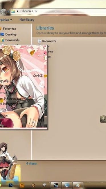 舰娘   win7系统主题