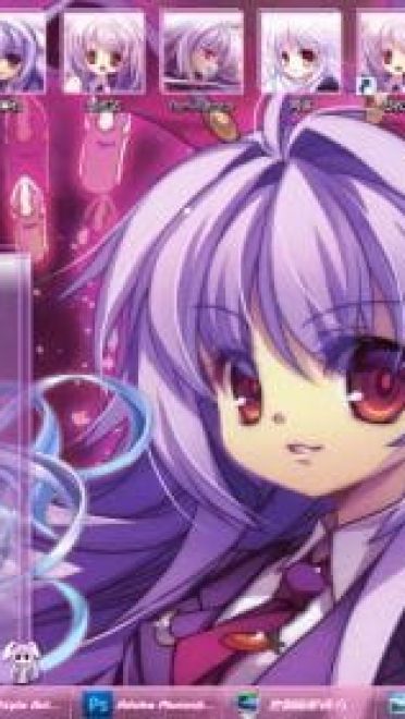 东方 月兔  win7主题