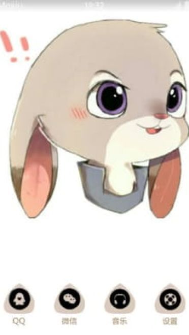 疯狂动物城 兔子朱迪 安卓手机主题