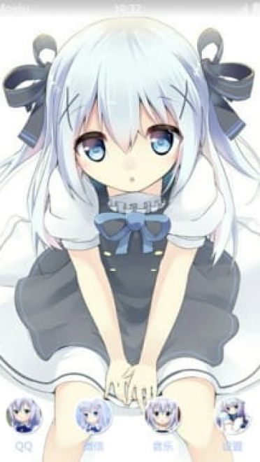 请问今天您要来点兔子吗？ 香风智乃  安卓手机主题