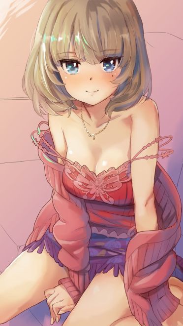 裸露的肩膀 手机壁纸 香肩少女