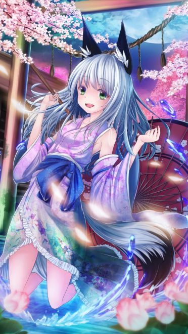 来一发萌系动漫少女 手机壁纸