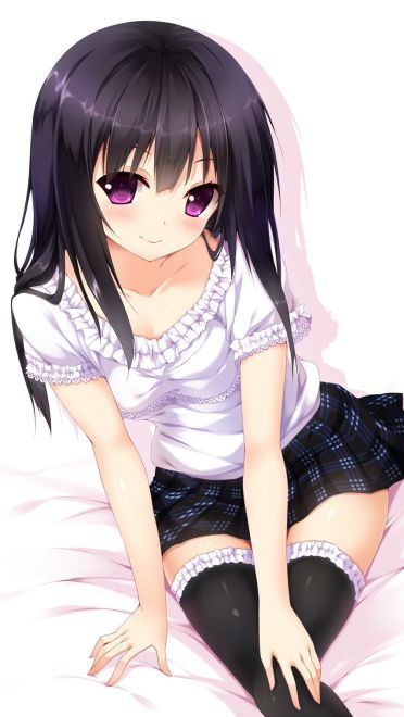 夜空下的绝对领域 手机壁纸