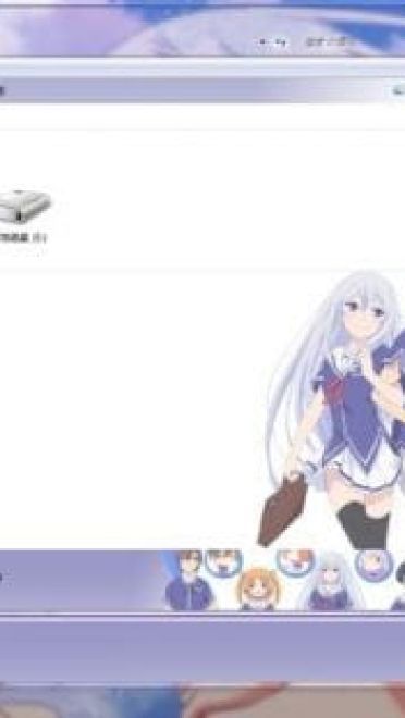 我女友与青梅竹马的惨烈修练场 夏川真凉 Win7主题