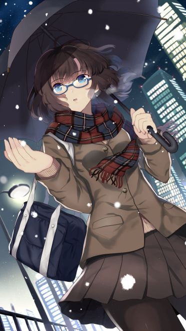 洋溢着青春笑容的少女 美美哒手机壁纸