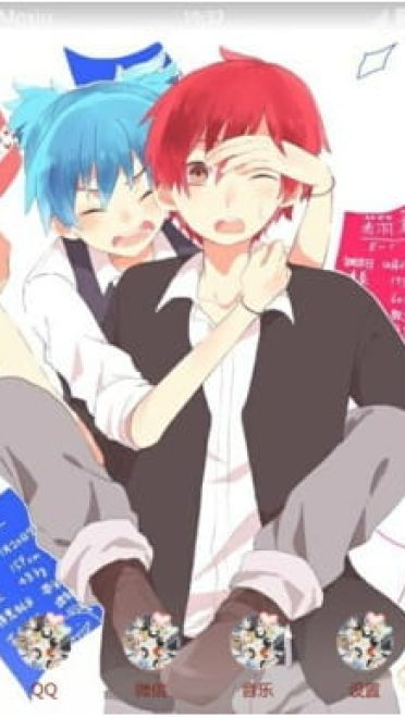 暗杀教室 潮田渚 赤羽业 安卓手机主题