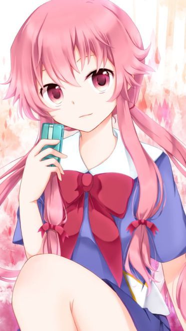 未来日记我妻由乃 手机壁纸