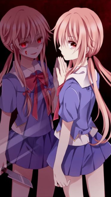 未来日记我妻由乃 手机壁纸