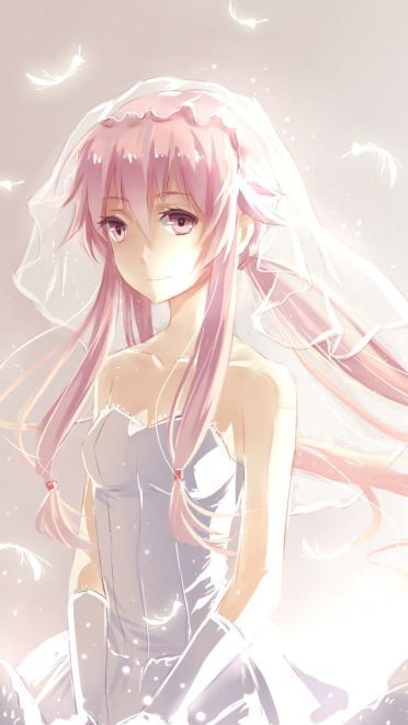 未来日记我妻由乃 手机壁纸