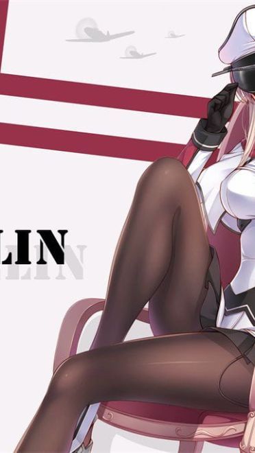 坐在椅子上的霸气少女 美美哒桌面壁纸