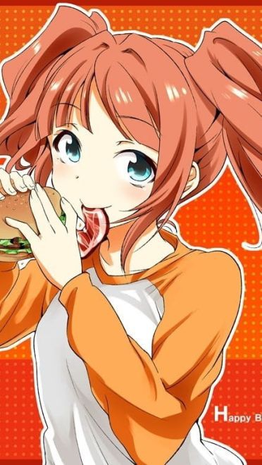 动次打次吃起来 吃货娘手机壁纸