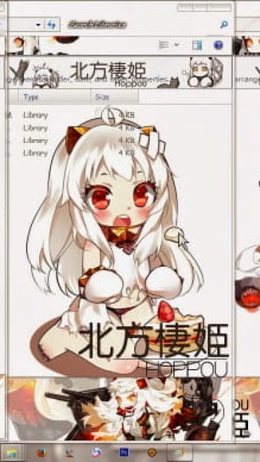 舰队Collection 北方栖姬 小北方 win7电脑主题