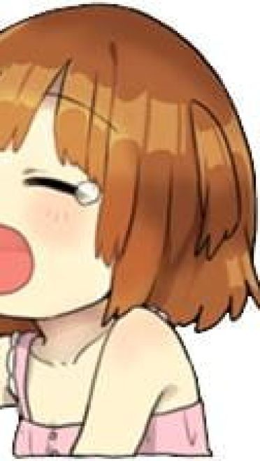 超萌贴纸女孩 动漫QQ表情包