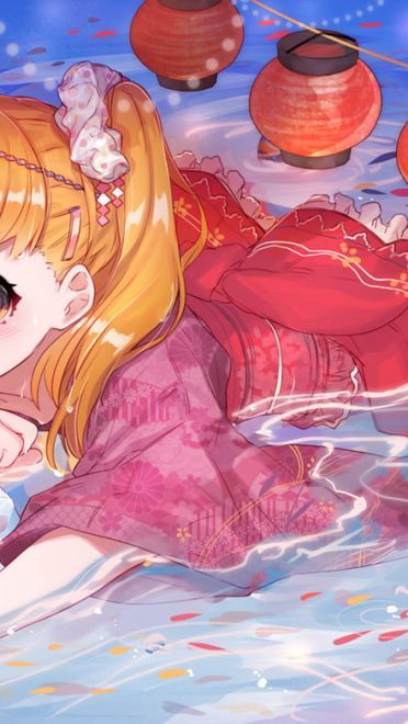 灯笼与少女特辑 电脑桌面壁纸
