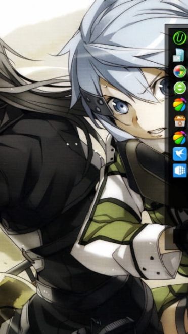 win7 电脑主题 SAO刀剑神域第二季 美如画的桐子继