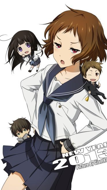 古典文学部 手机壁纸 冰菓