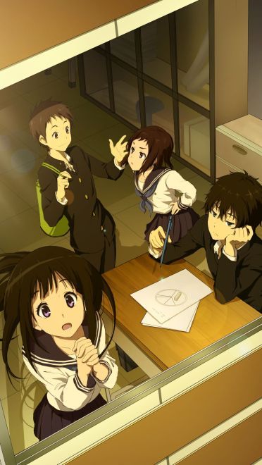 古典文学部 手机壁纸 冰菓