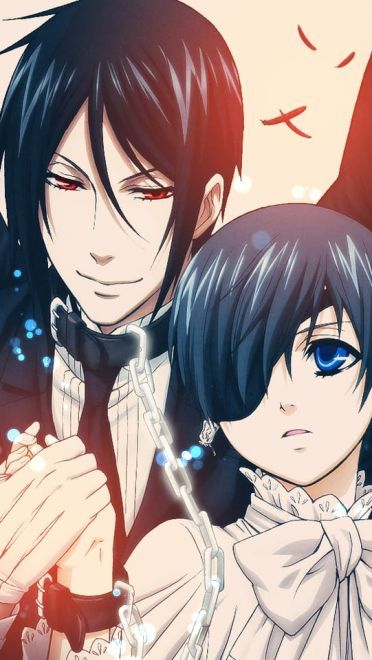 黑执事 塞巴斯蒂安 萌娘手机壁纸5-1期下载