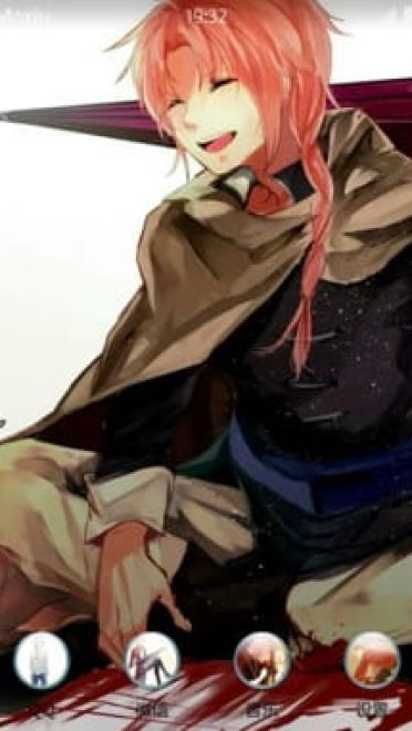 红色头发的美男子 安卓手机主题下载