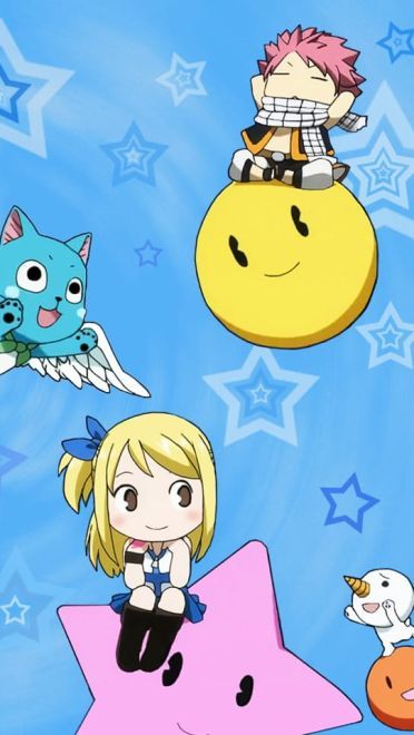 妖精的尾巴 萌娘手机壁纸下载